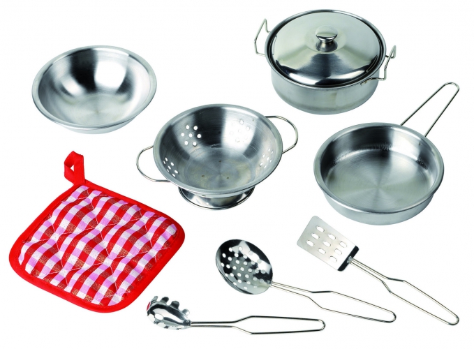 Rvs speelgoed kookset