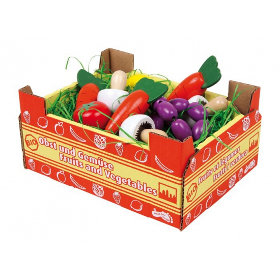 Speelgoed groente kistje