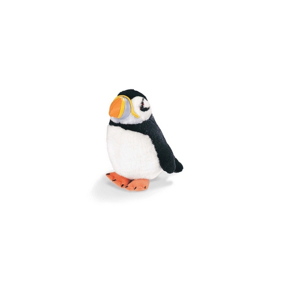 Pluche papegaaiduiker met geluid 14 cm