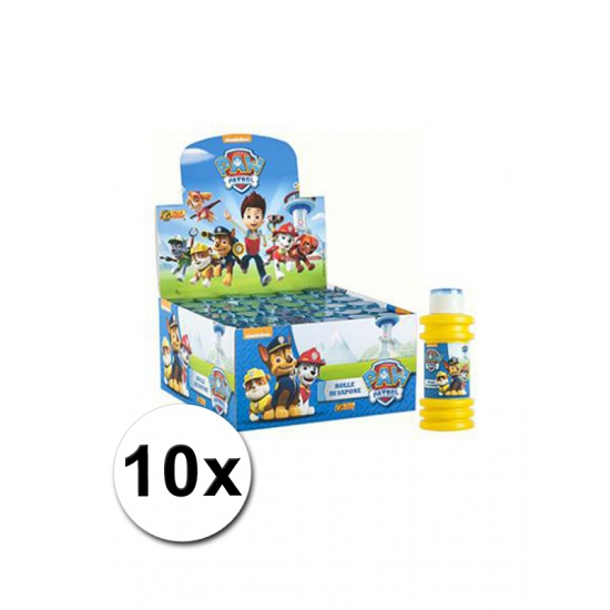 Grote paw patrol bellenblaas 10 stuks