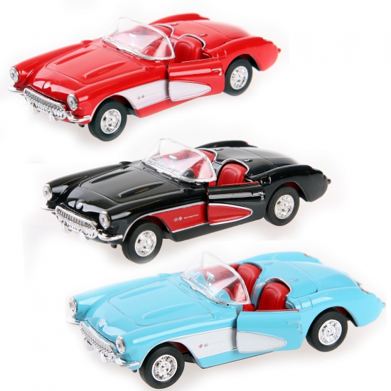 Speelgoed auto chevrolet corvette 1957 cabrio