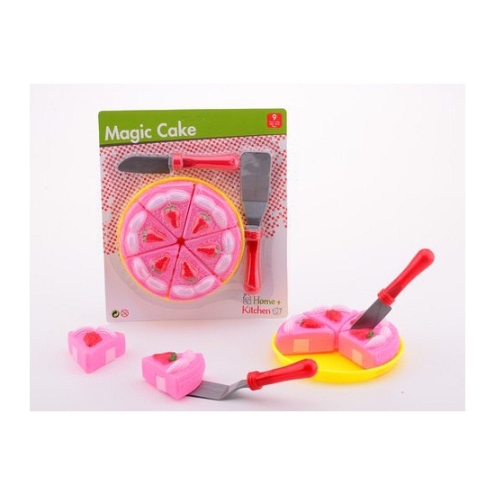Keuken speelgoed roze taart