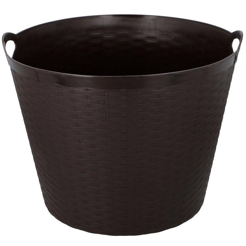 Donkerbruine opbergmand 35 liter