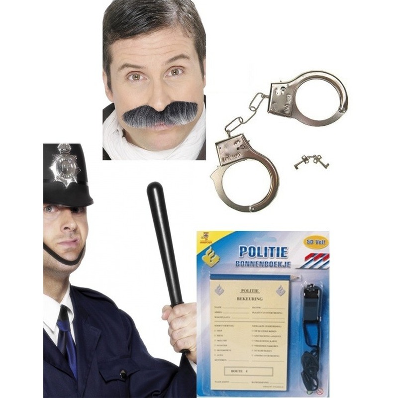 Politie verkleed accessoires pakket