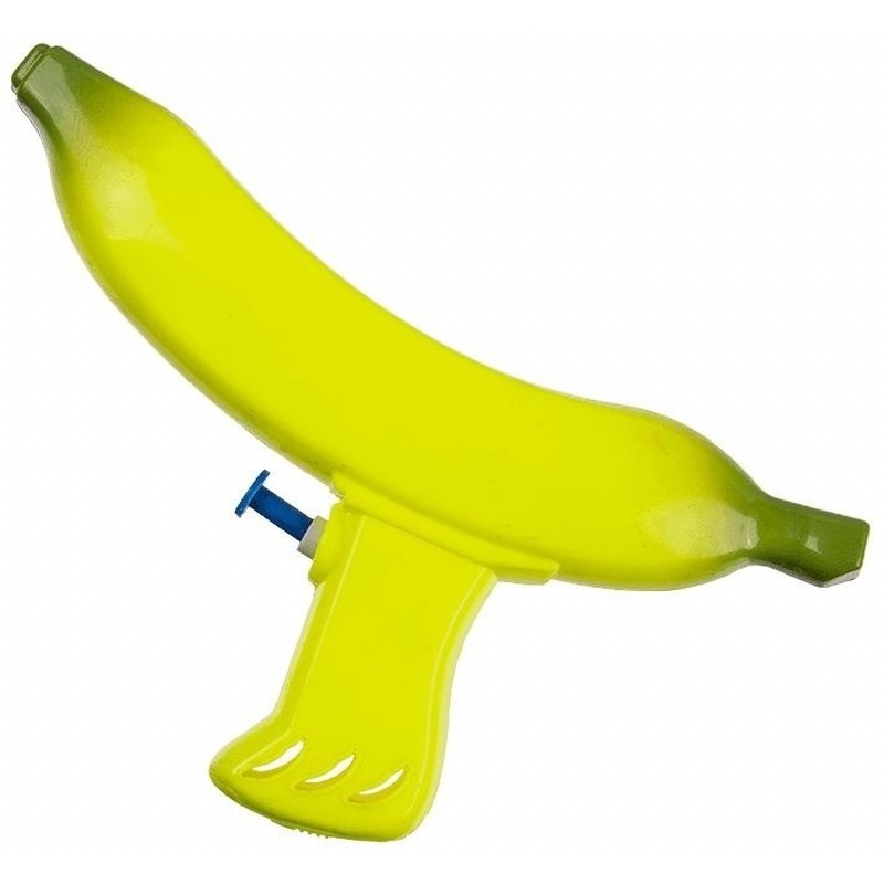 Waterpistool in de vorm van een banaan 19 cm