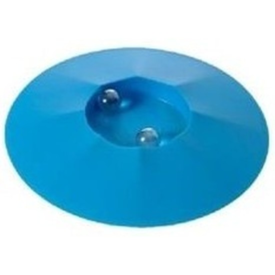 Speelgoed knikkerpotjes blauw 17 cm