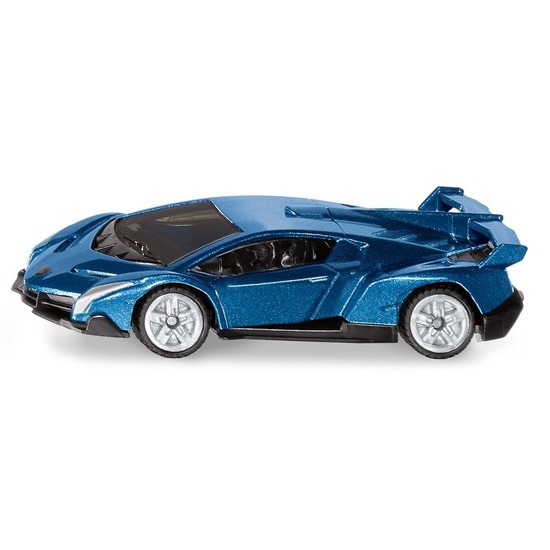Metallic blauwe siku lamborghini veneno speelgoedauto