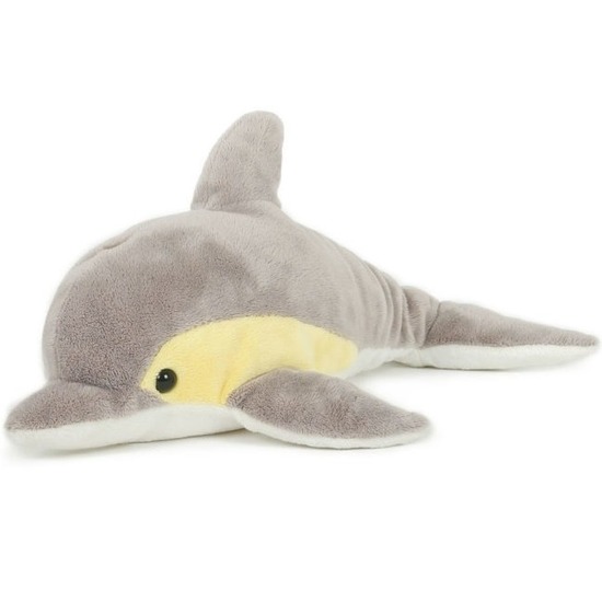 Pluche speelgoed dolfijn knuffeldier 33 cm